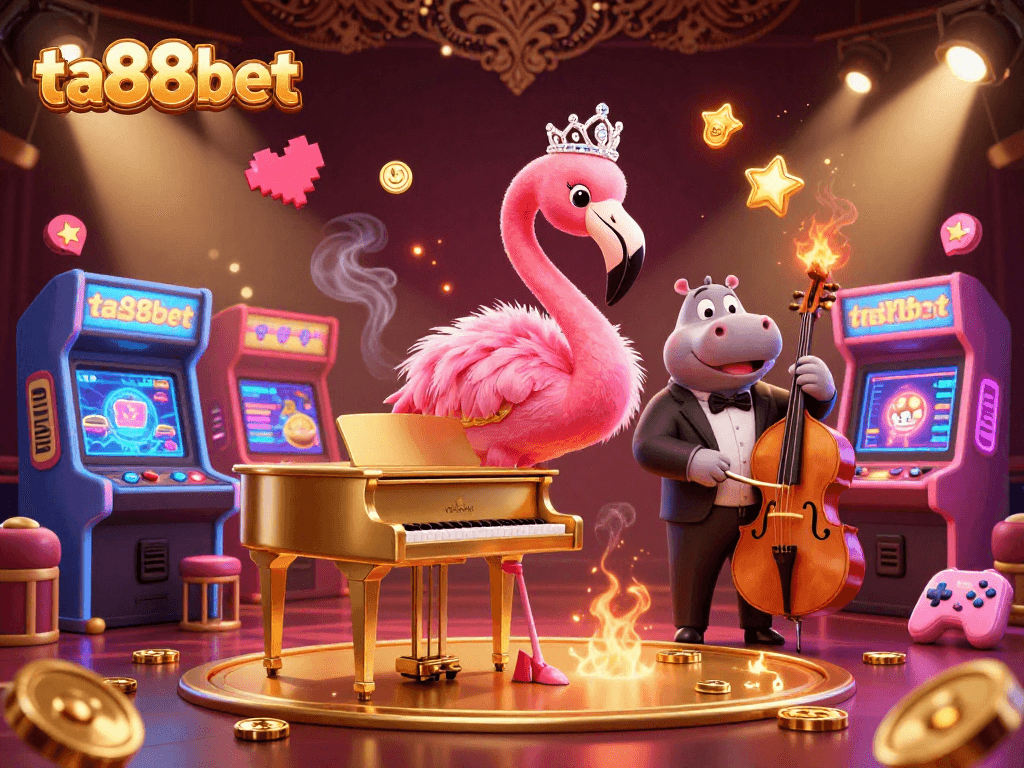 Experience winning moments with ta88bet in a vibrant 3D casino atmosphere filled with excitement.