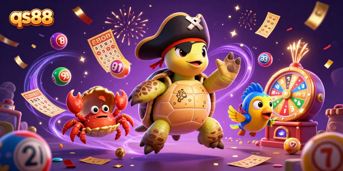 Engage with the qs88 gaming adventure featuring vibrant characters amidst dynamic lottery elements.