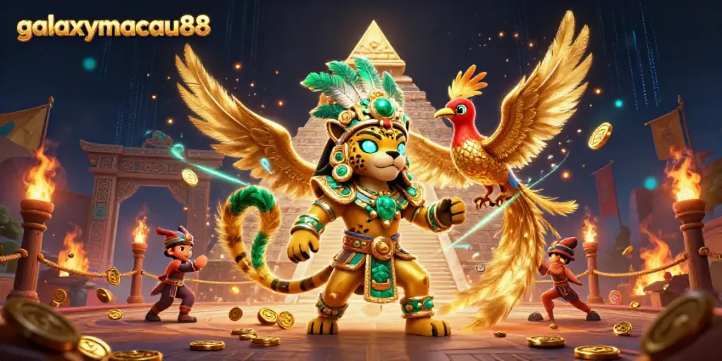 Experience thrilling excitement with galaxymacau88, where the Mayan jaguar priest oversees the gaming action.