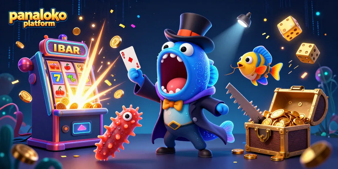 Experience the excitement of the panaloko platform with deep-sea characters and dynamic casino elements.