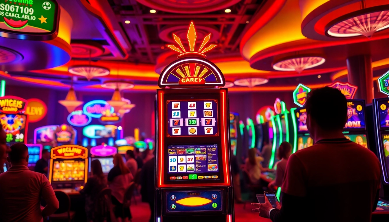 Mainkan slot gacor yang mengasyikkan di pusat kasino yang penuh warna dan aktivitas.