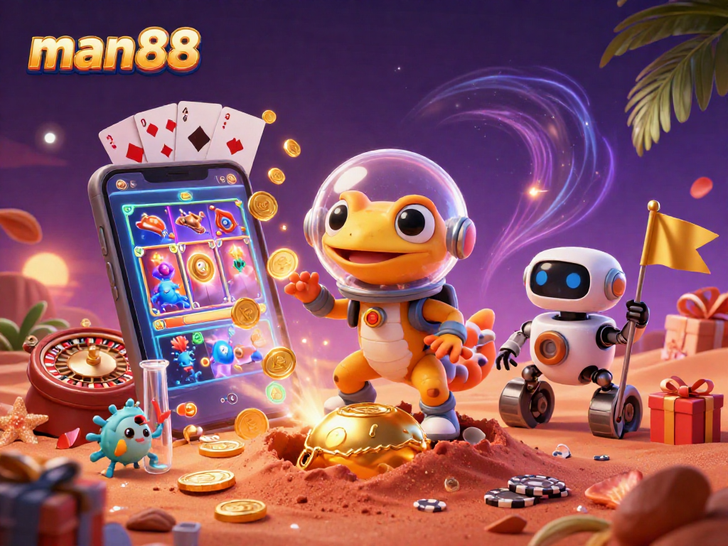 Engage with man88's vibrant Martian casino adventure featuring exciting games and universal fun!