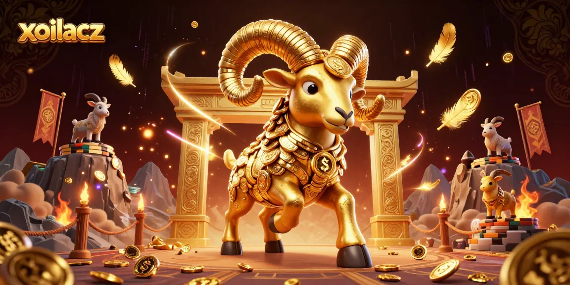 Xoilacz players enjoy thrilling matches and betting excitement with golden ram symbolizing big wins.