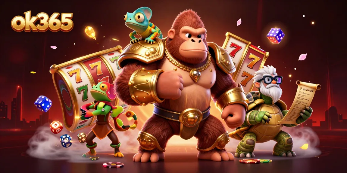 Engage with exciting slot games at ok365 with vibrant characters and dynamic gaming elements.
