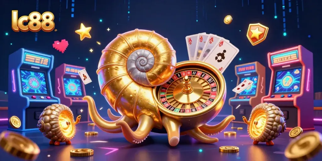 Experience thrilling games at lc88 with vibrant casino elements and stunning 3D illustrations.