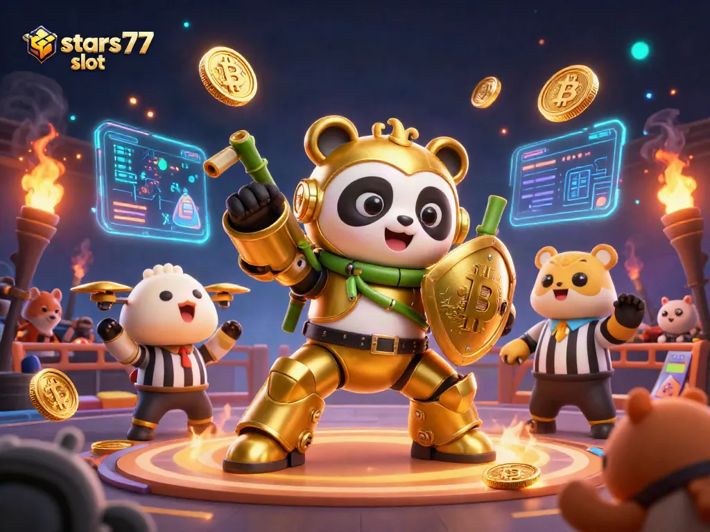 Slot permainan stars77 yang menyenangkan dengan elemen kripto yang menarik untuk pemain judi.
