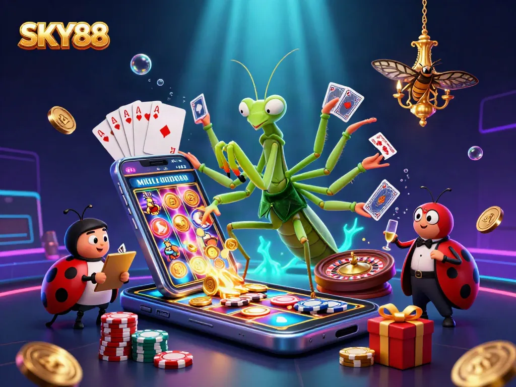 Experience thrilling gameplay at SKY88 with 3D slots and lively casino ambiance.