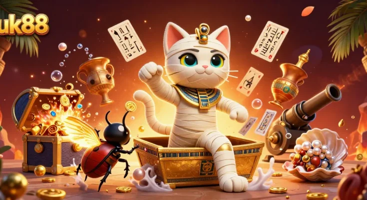 Experience thrilling wins at uk88 with a thrilling cat mummy treasure hunt in a pyramid casino.